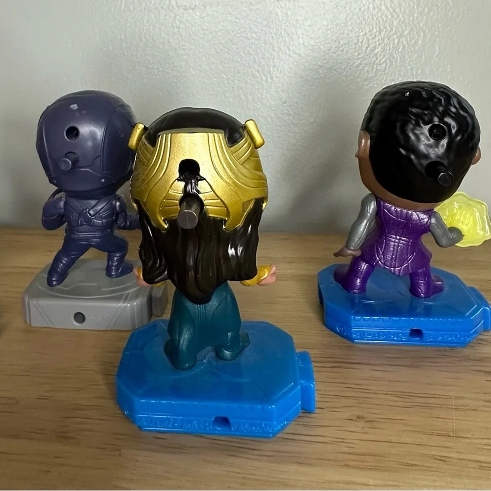 Lot Of 6 McDonald’s Marvel Avengers Endgame, Legends Eternals Action Figure Toys